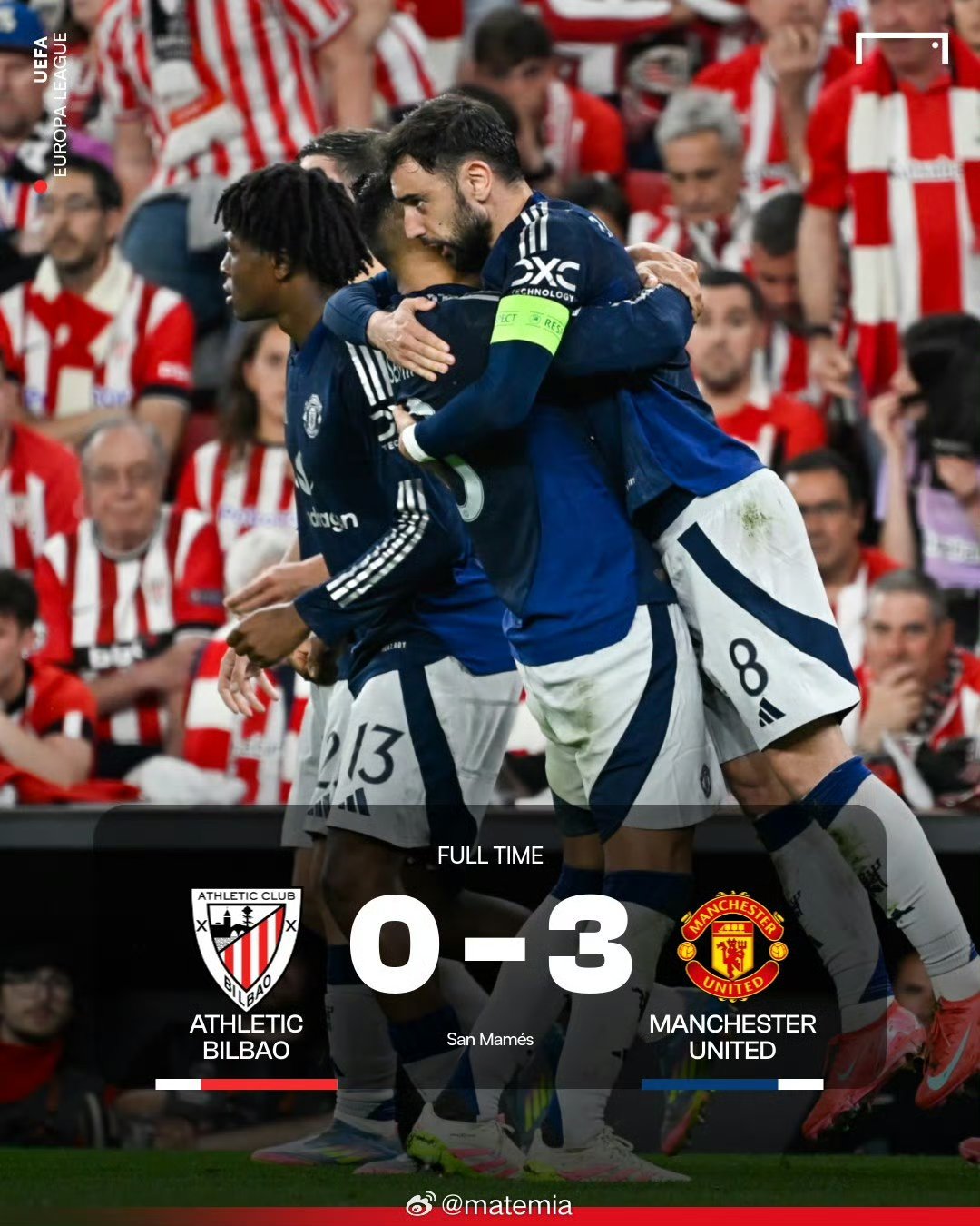 曼联主场战平AC米兰，晋级欧罗巴联赛八强